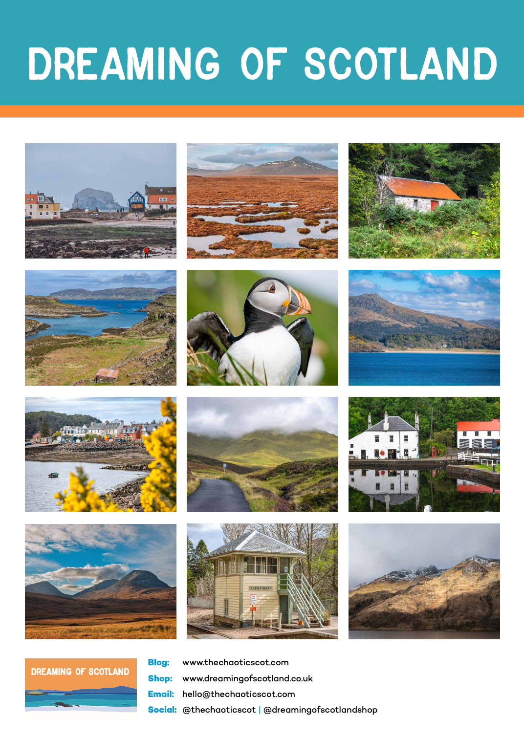 Dreaming of Scotland 2024 Wall Calendar - Front Cover