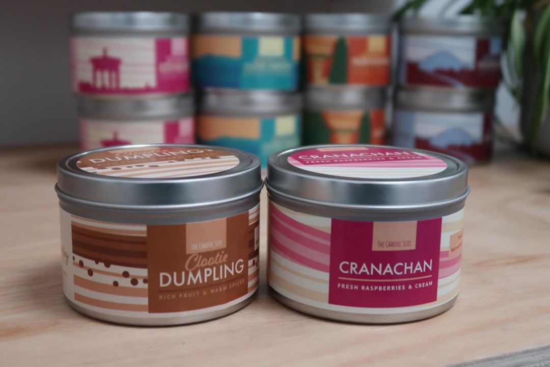 Scottish Desserts Candle Set - Clootie Dumpling + Cranachan