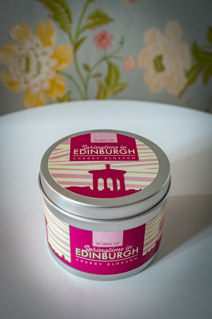 Springtime in Edinburgh Scented Candle - Cherry Blossom