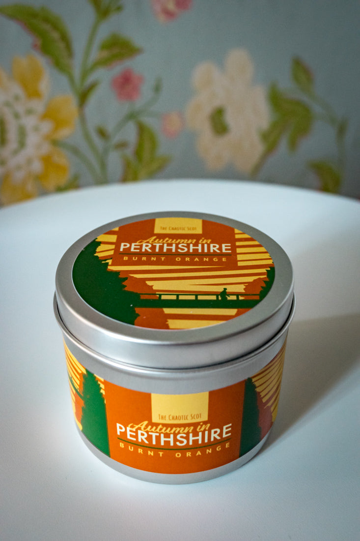 Autumn in Perthshire Scented Candle - Burnt Orange