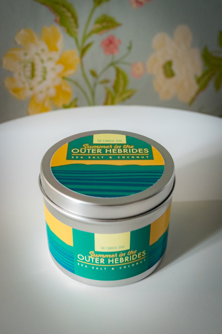 Summer in the Outer Hebrides Scented Candle - Sea Salt + Coconut