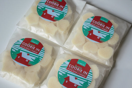 Scottish wax melts - 'Coorie in' Festive orange + cranberry